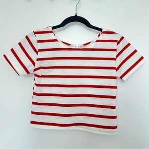 [NEW] Cropped Striped Tee